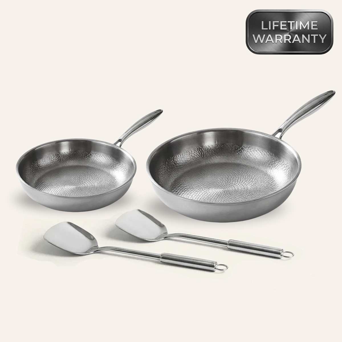 Smith Titanium Hammered Pan Pro Duo Set