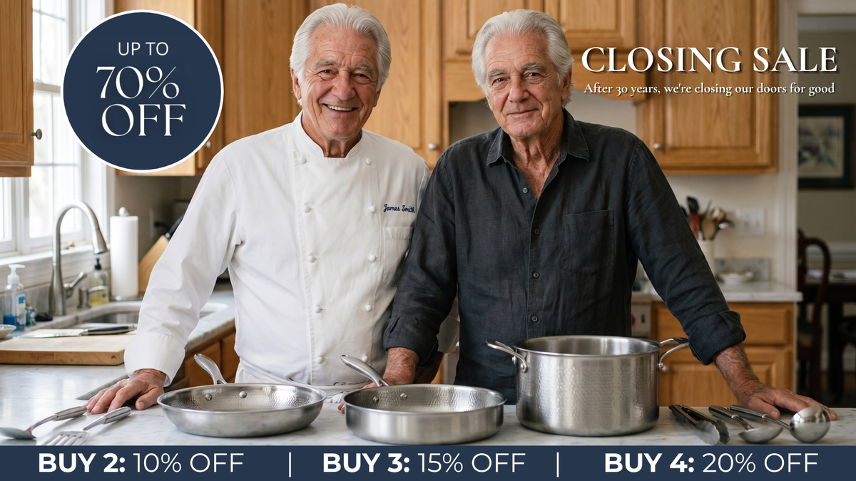 Closing sale — up to 70% off. Buy 2: 10% off, buy 3: 15% off, buy 4: 20% off.
